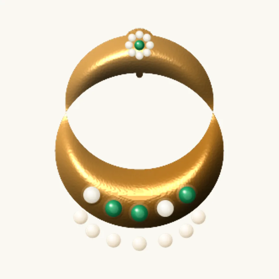 Pearl Chandbali