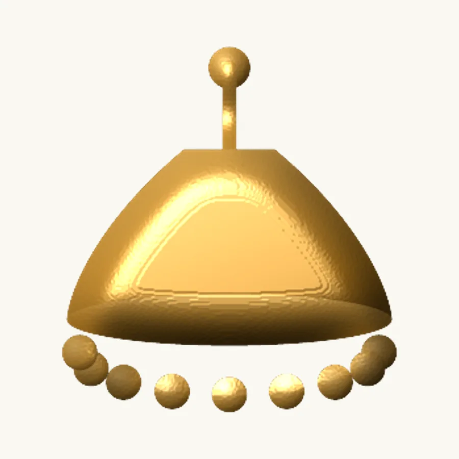 Temple Jhumka