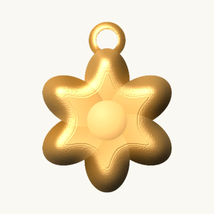 Sunburst Drop Pendant