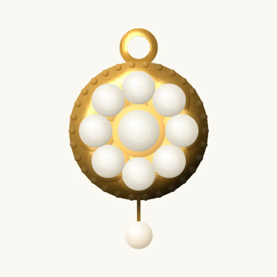 Polki Pendant