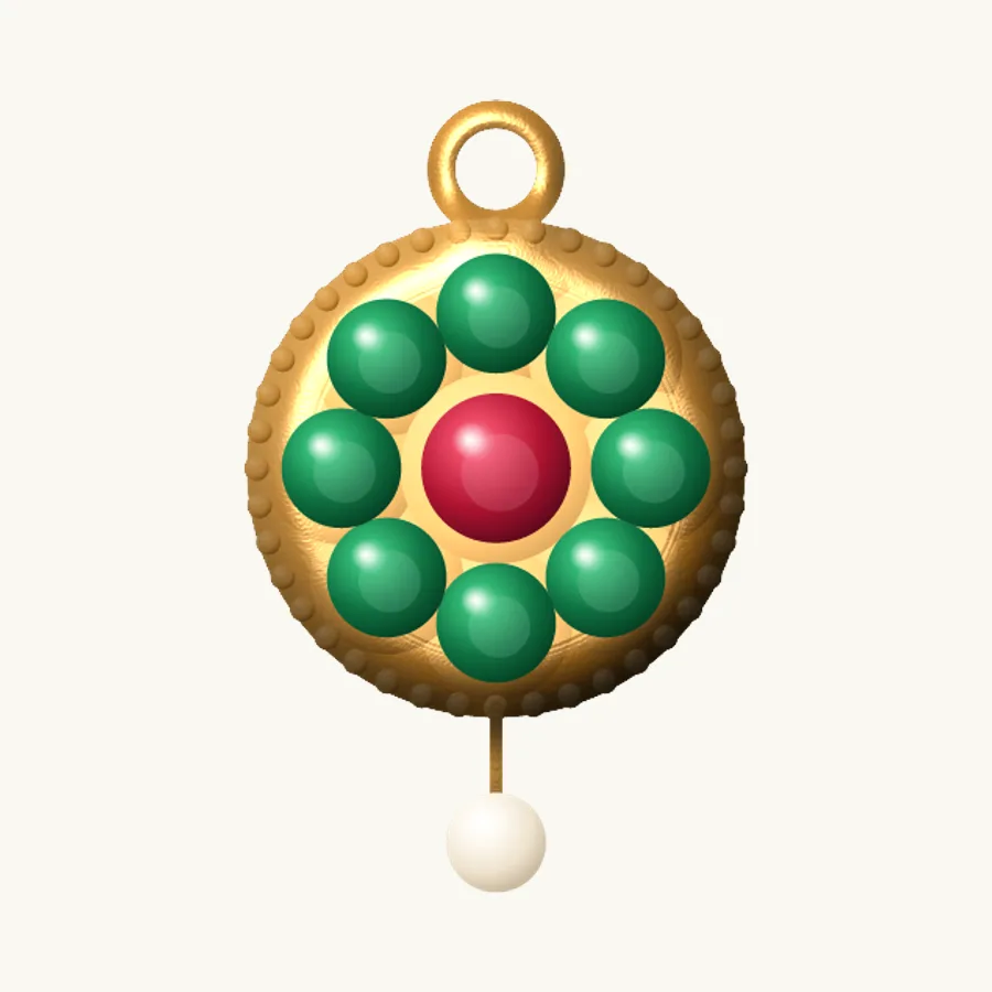 Kundan Drop Pendant