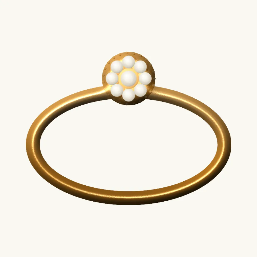 Grand Polki Cocktail Ring